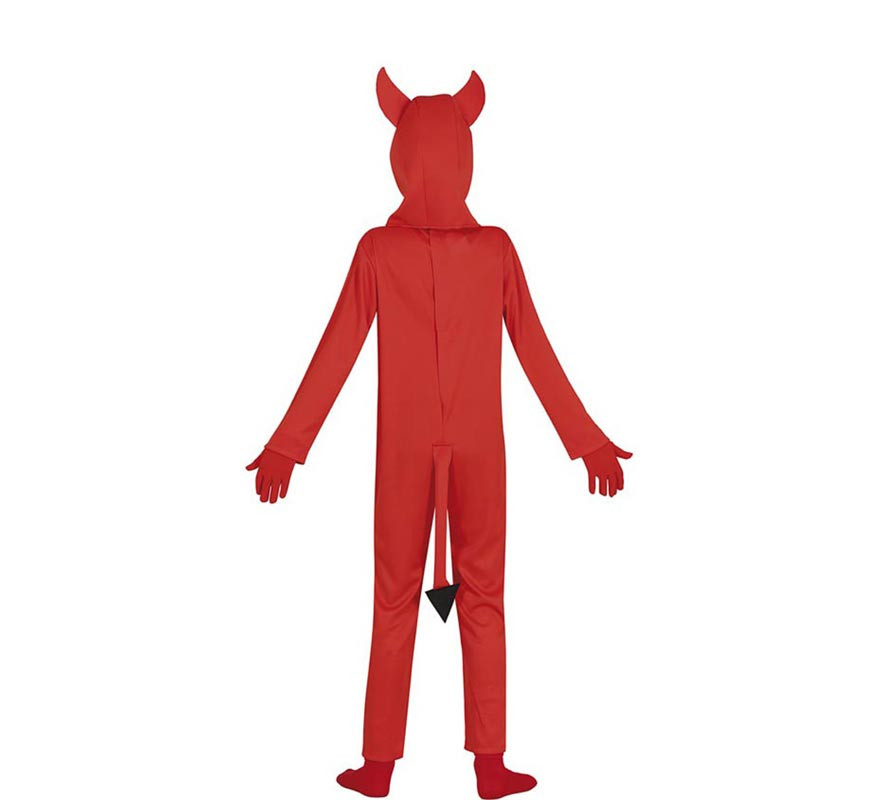 Costume da demone dalla coda rossa per bambino-B