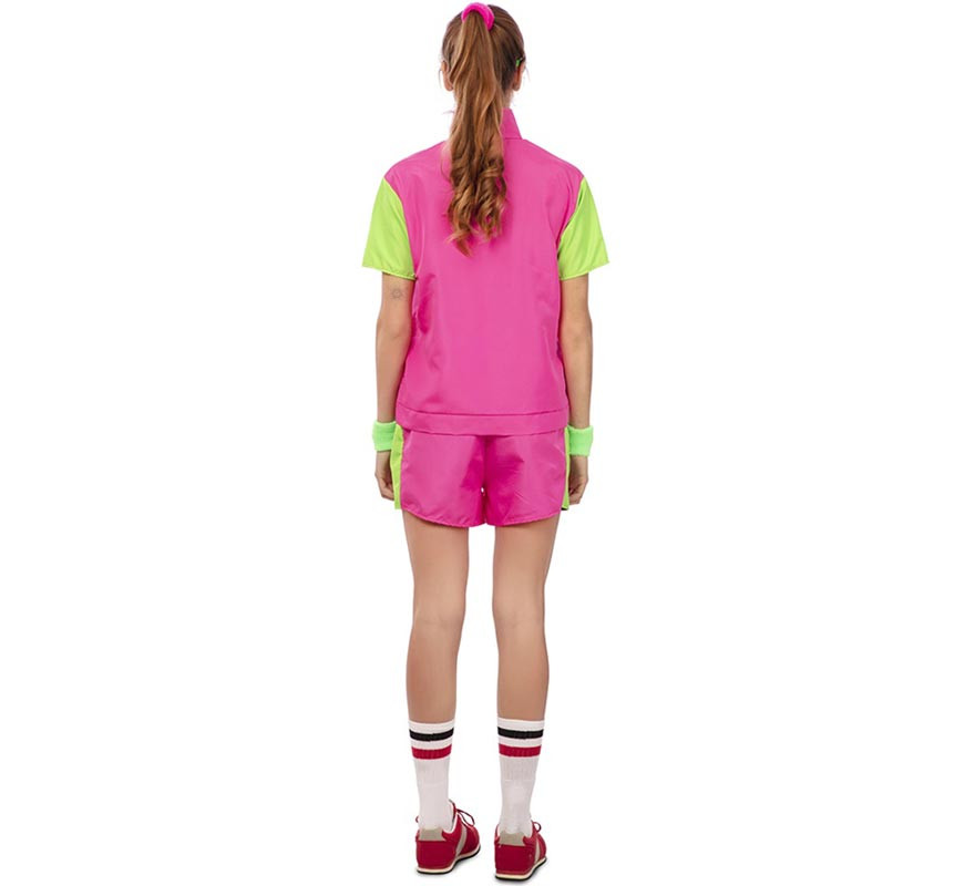 Costume de sportif des années 80 avec veste pour femme-B