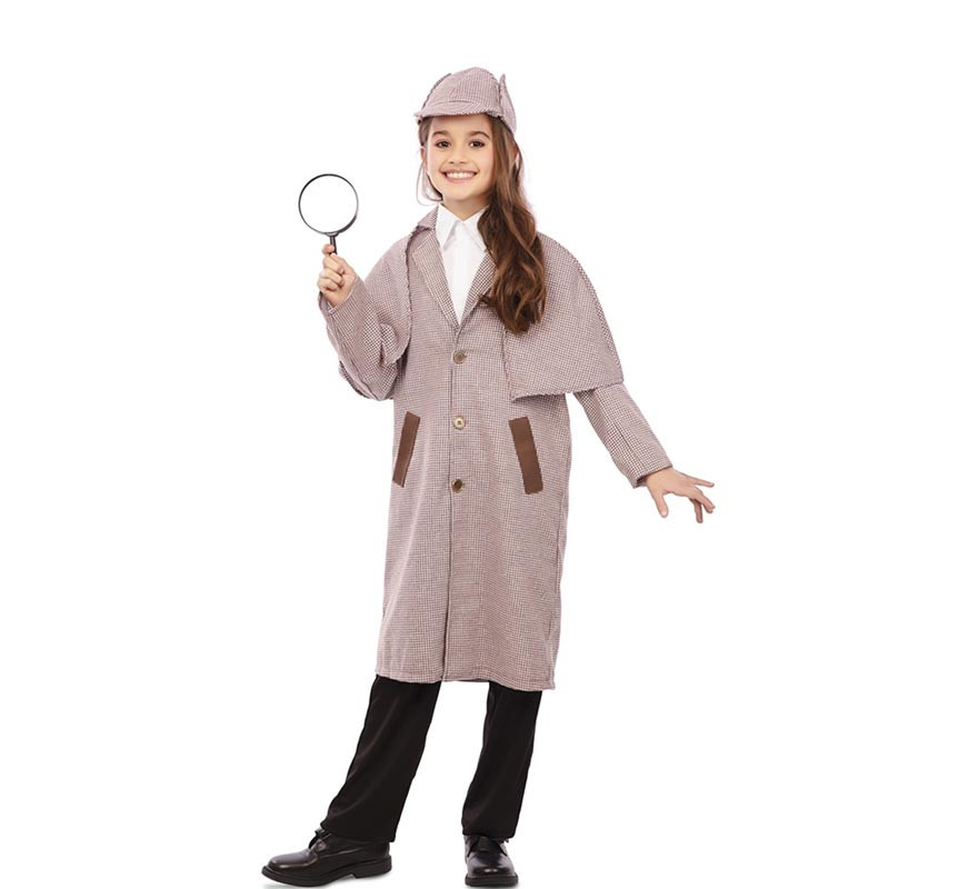 1930s Detective Costume with Hat for Boys-B