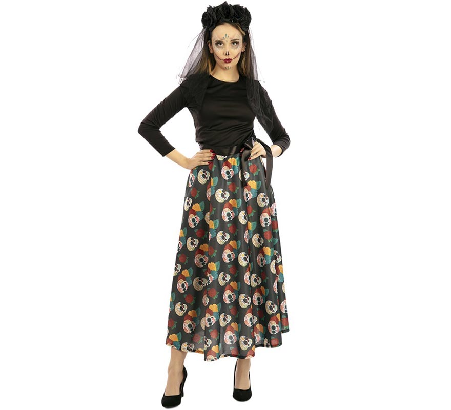 Fato de Dia dos Mortos para mulher-B