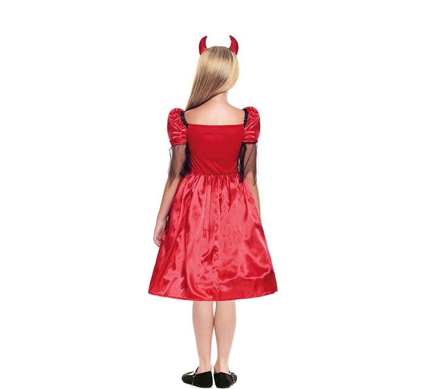 Costume da Diavolo della Fiamma Oscura per bambina-B