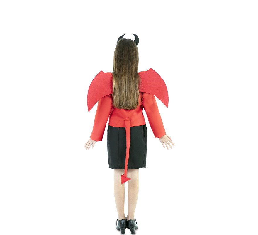 Elegantes Teufelin Kostüm für Mädchen-B