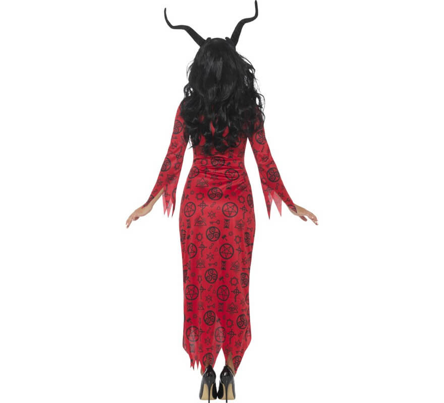 Costume da diavolo rosso per una donna-B