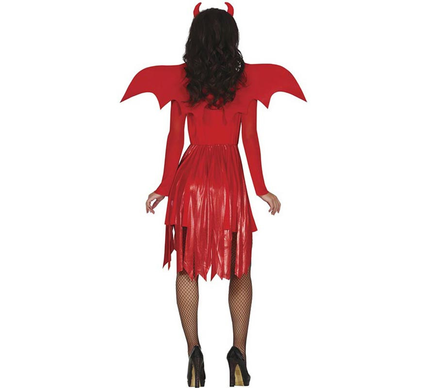 Rotes sexy Teufelskostüm für Damen-B