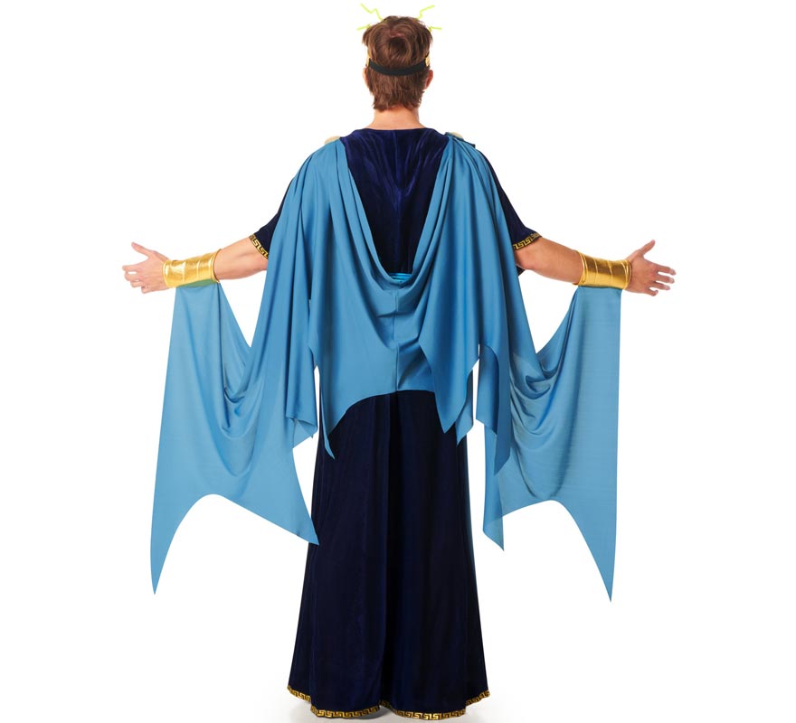 Fato de Deus Grego Hades com Capa para Homem-B