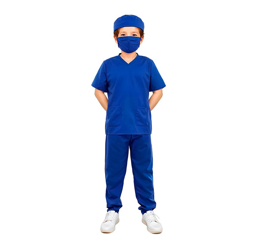 Disfraz de Doctora azul para niños-B