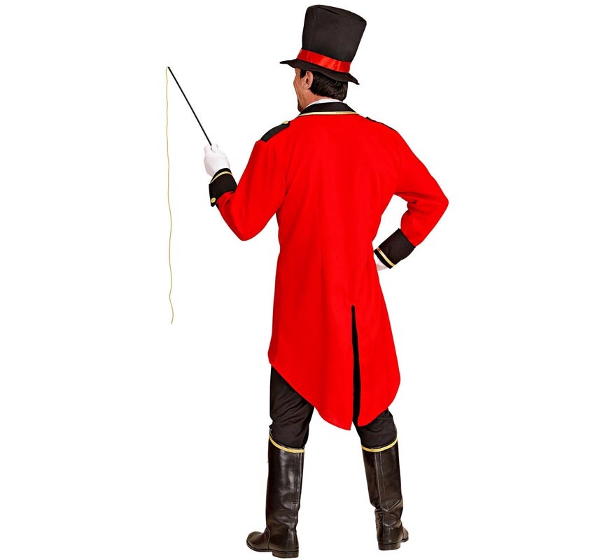 Costume Directeur De Cirque / Monsieur Loyal Adulte - Veste Queue-de-pie, Bordure Dorée - Pour Halloween, Carnaval