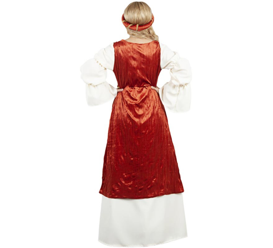 Disfraz de Doña Eleanor rojo y blanco para mujer-B