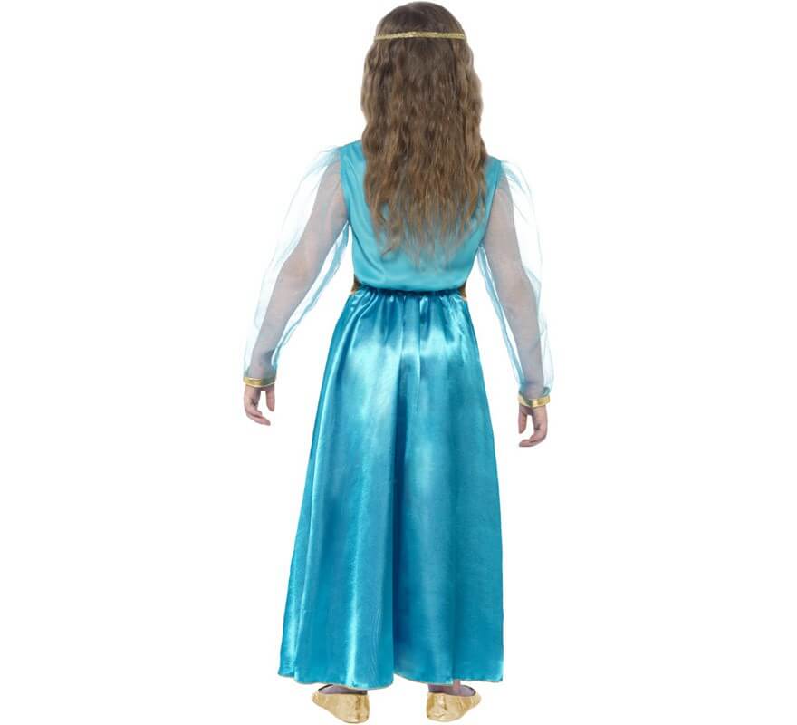 Disfraz de Doncella medieval para niña-B