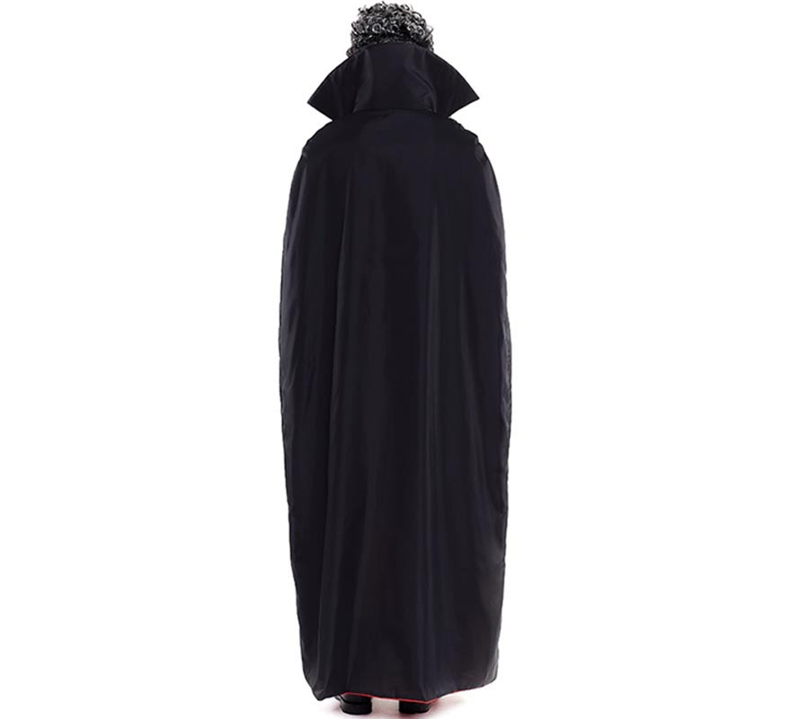 Déguisement Dracula classique avec cape bicolore pour homme-B