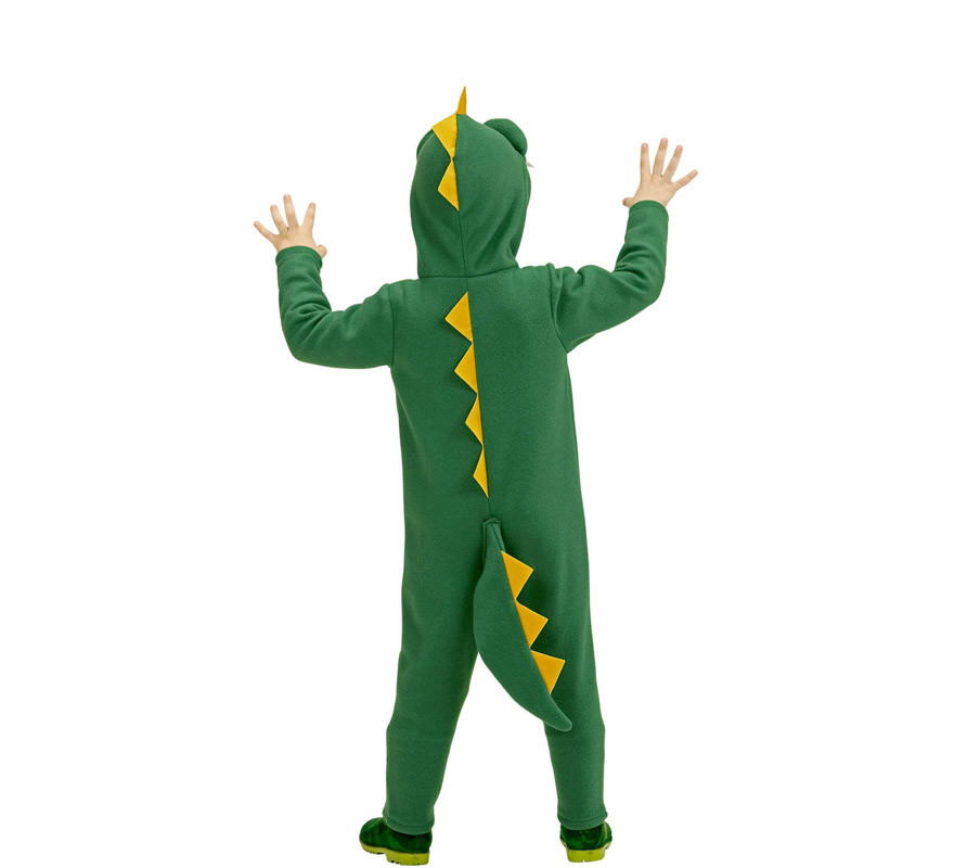 Disfraz Dragón Verde con Capucha y Cola para niños