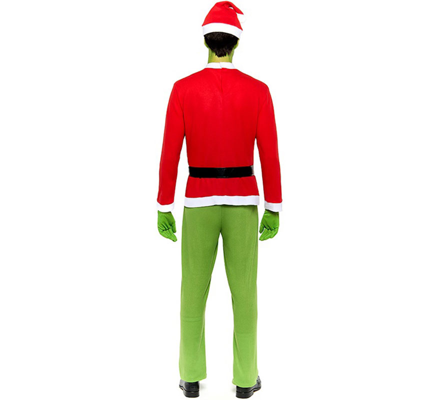 Disfraz de Duende Gruñón de Navidad para hombre-B