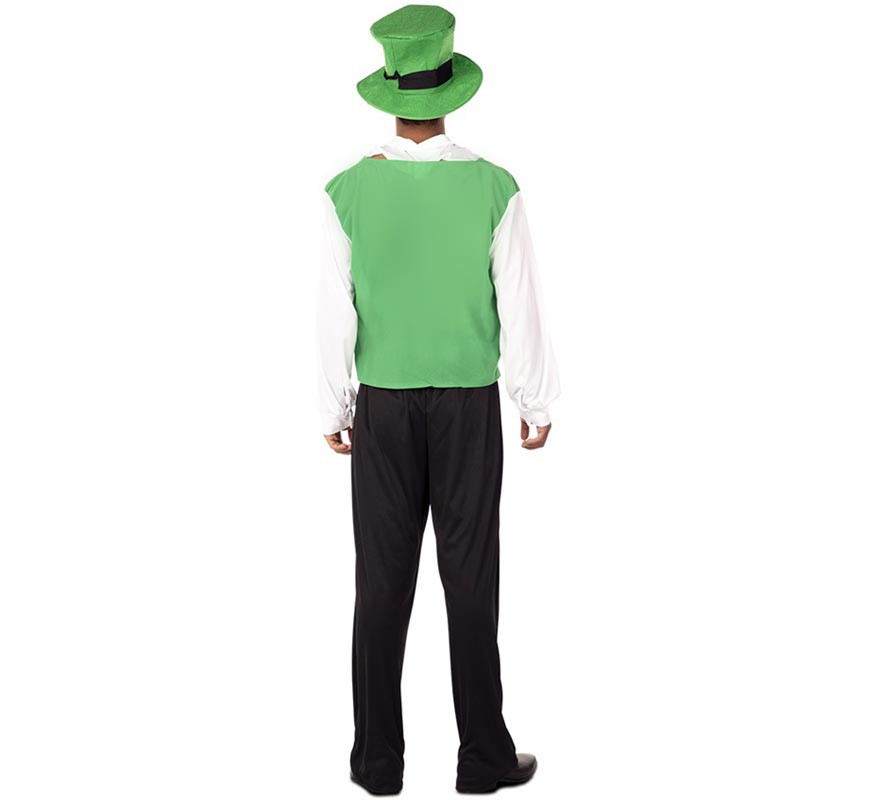 Disfraz de Duende verde hombre-B