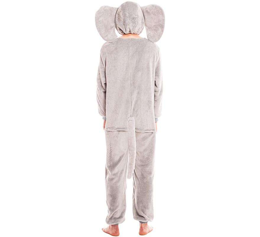 Disfraz de Elefante gris con gorro para adultos-B