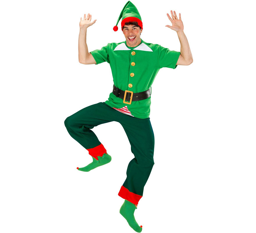 Costume D'elfe De Noël Pour Femme Adulte - Tenue Lutin Fête - Ensemble Pyjama Style Elfe - Pour Soirée, Photo, Déguisement