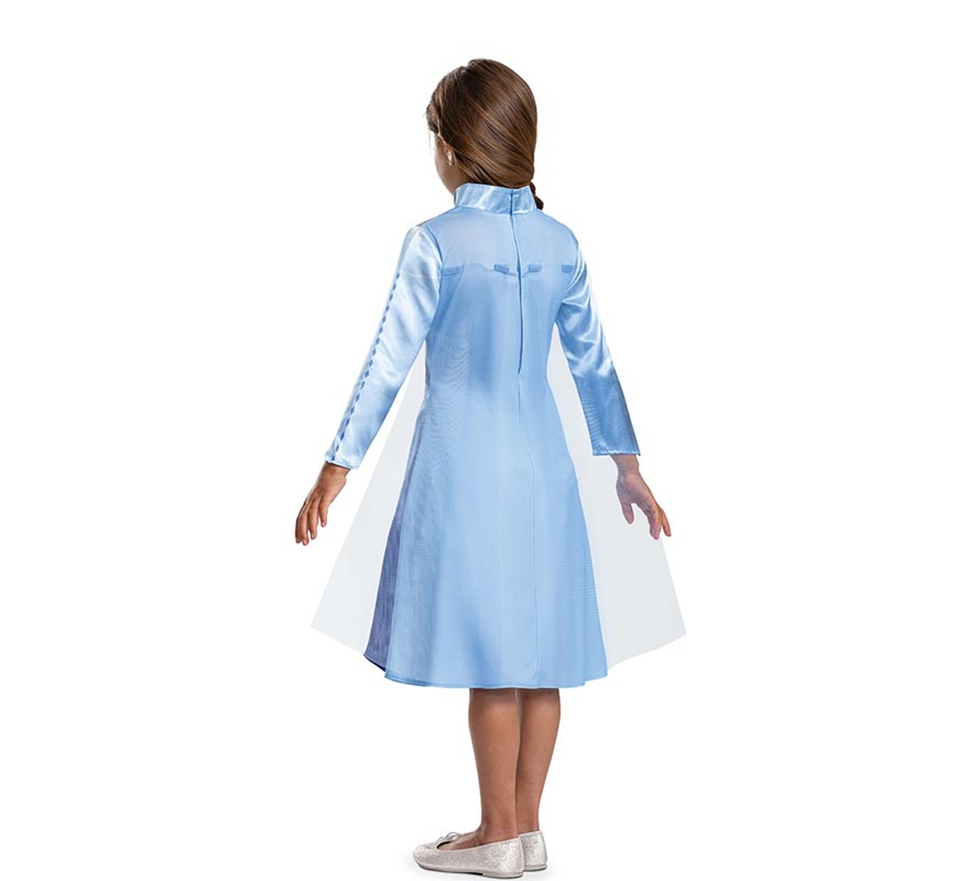 Disfraz de Elsa Frozen traje azul para niña-B