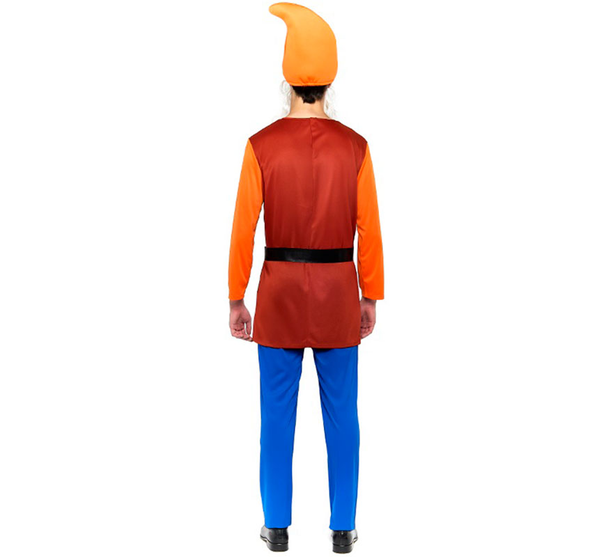 Disfraz de Enanito Blancanieves marrón para hombre-B