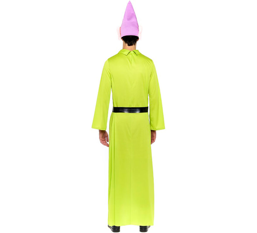 Disfraz de Enanito Blancanieves verde para hombre-B