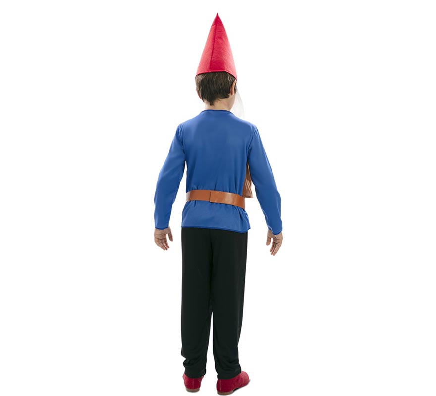 Fato de anão de conto de fadas azul para meninos-B