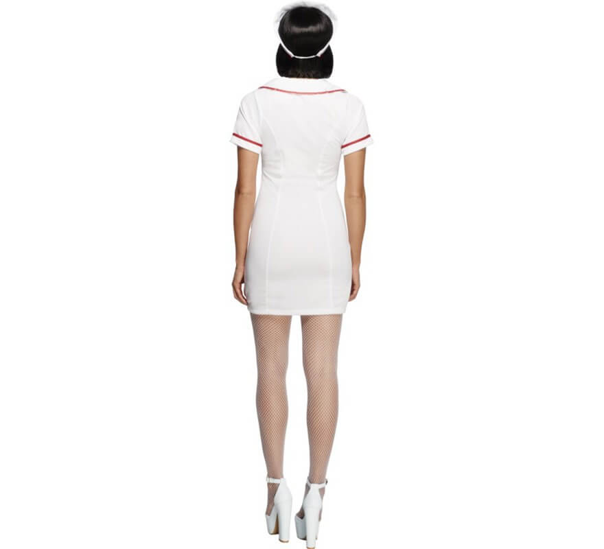 Retro Sexy Krankenschwester Kostüm für Damen-B