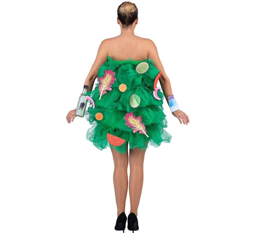 Salad costume with bracelets for adults-B