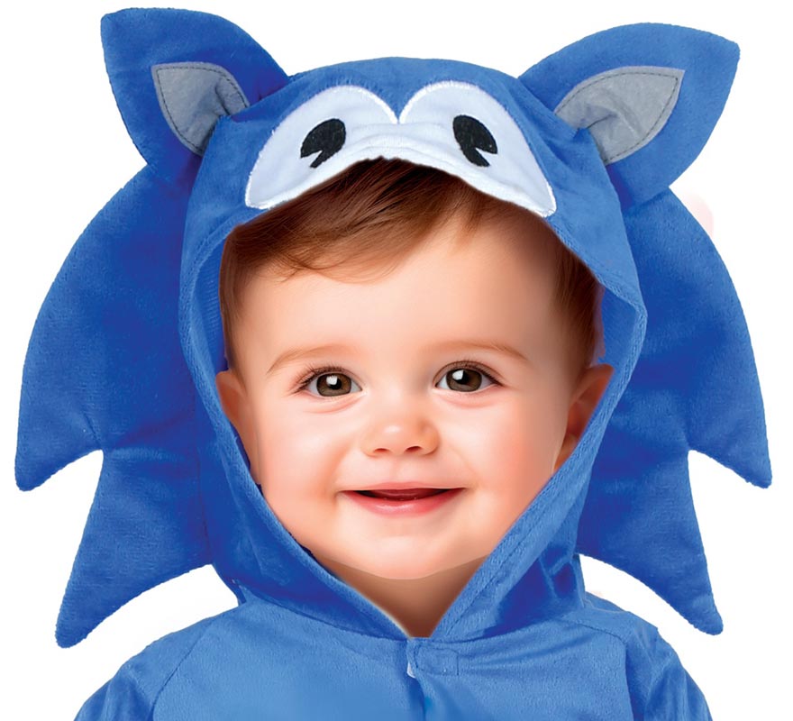 Fato de ouriço azul para bebê-B
