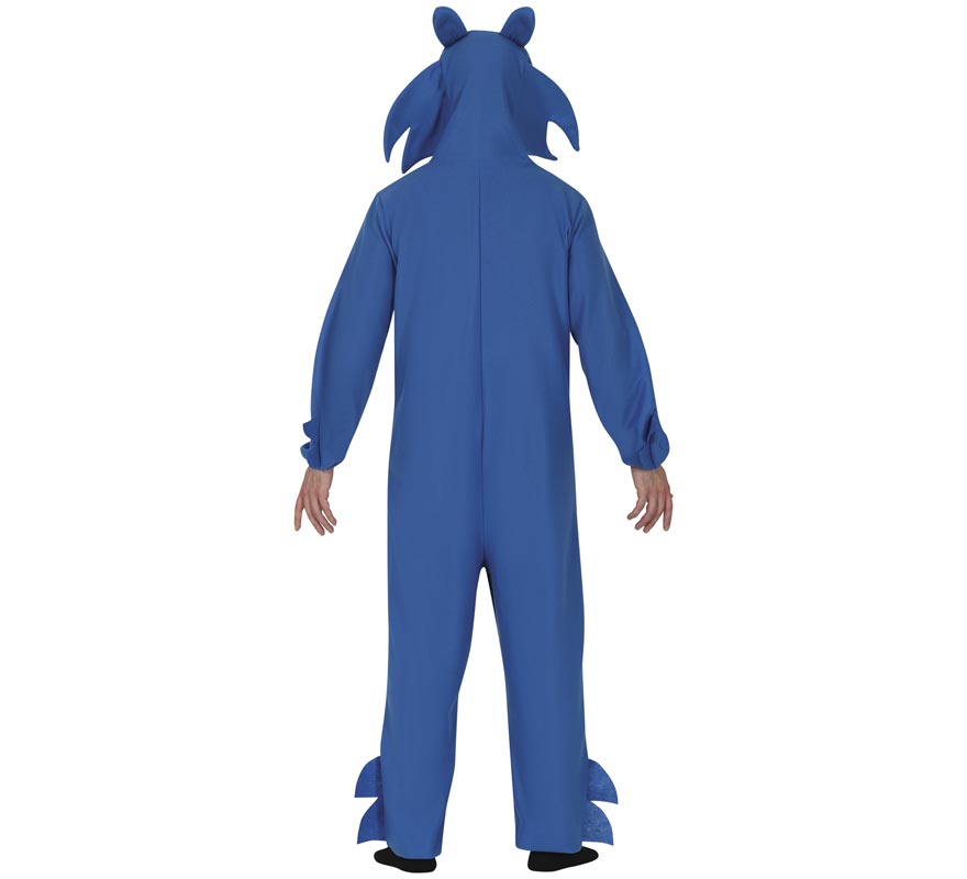 Fato de ouriço azul para homem-B