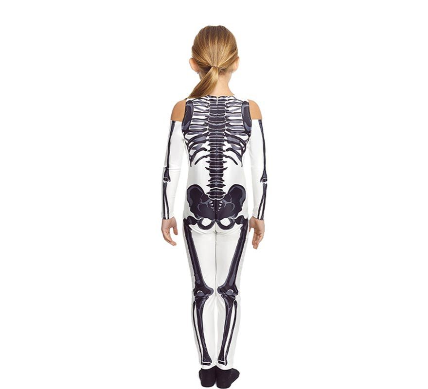 White Skeleton Costume for Girls and Teens-B