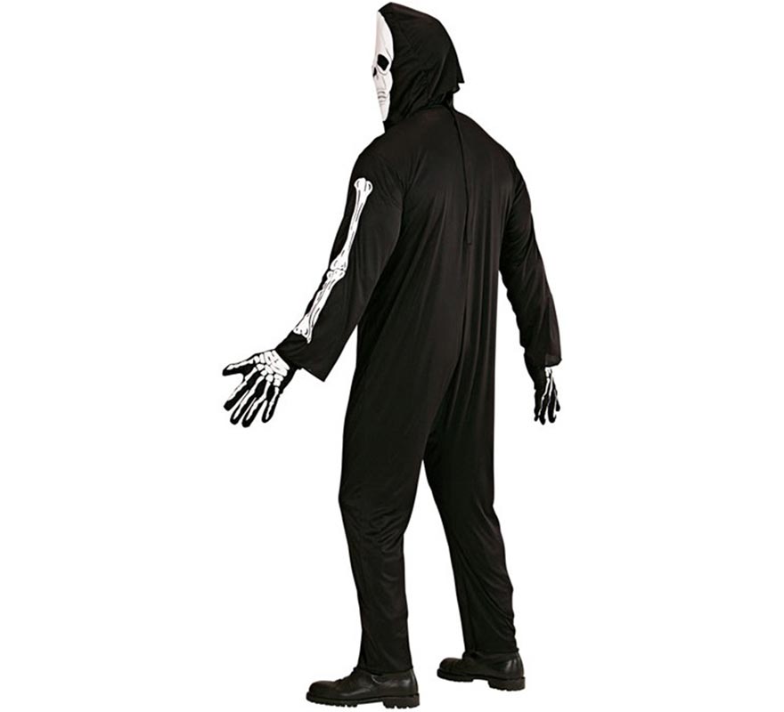 Skeleton Costume with Mask for Men-B