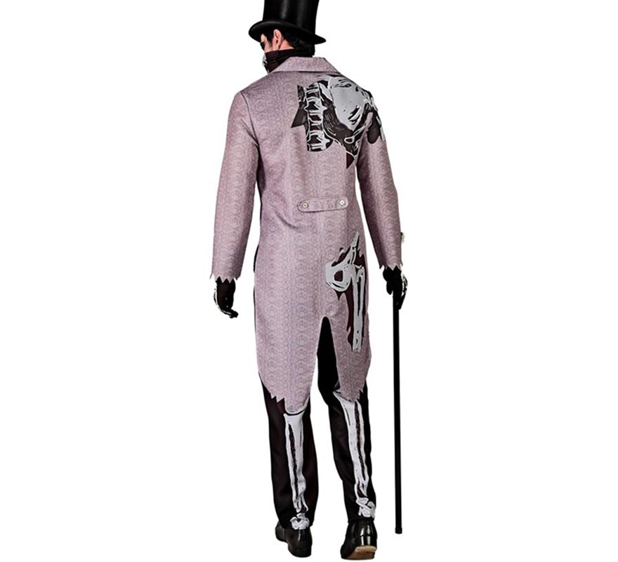 Elegant Skeleton Costume for Men-B