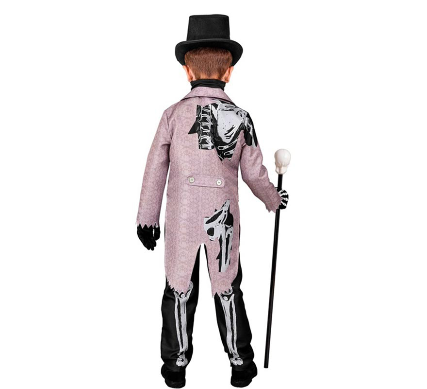 Elegant Skeleton Costume for Boys-B