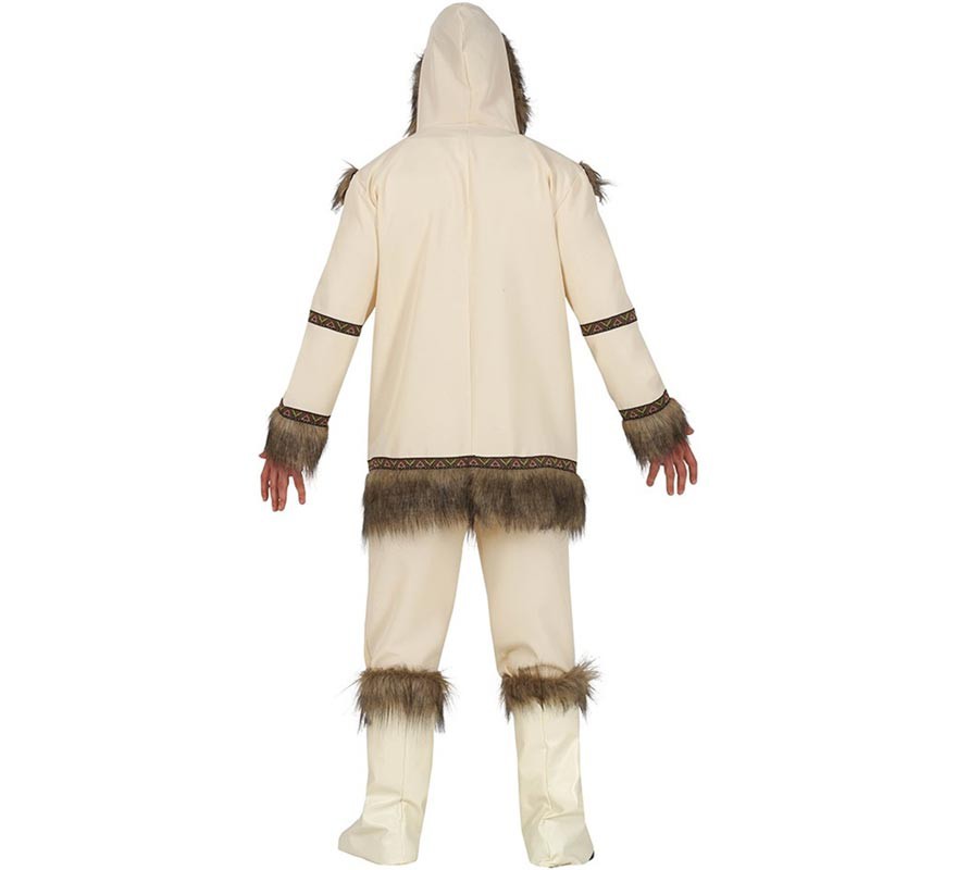 Weiß Eskimo-Kostüm für Männer-B