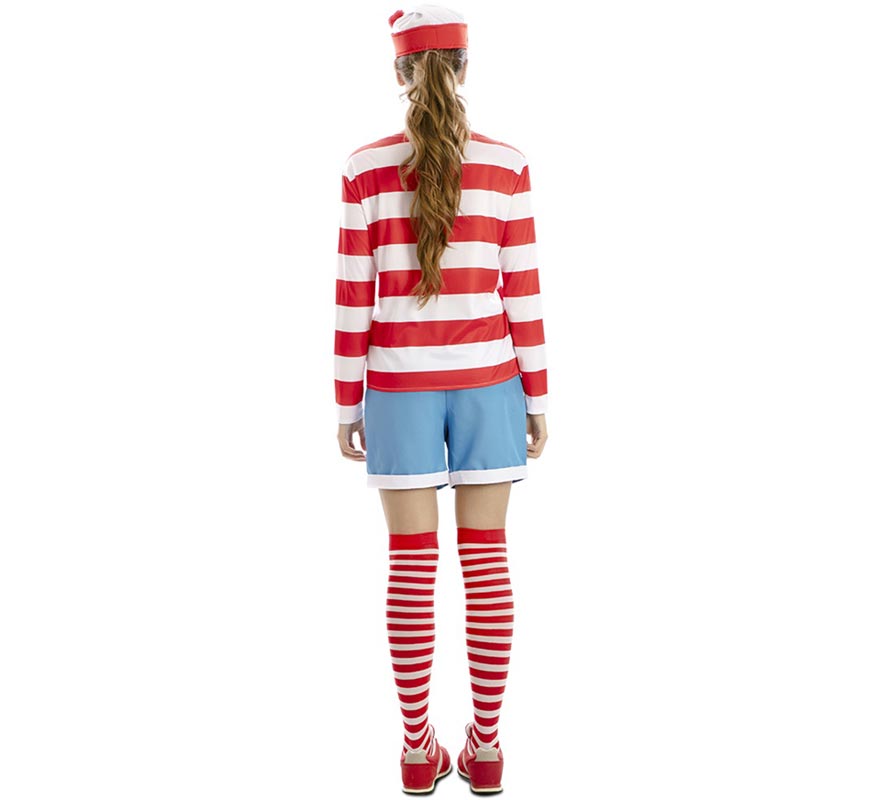 Women's Striped Hiker Costume-B