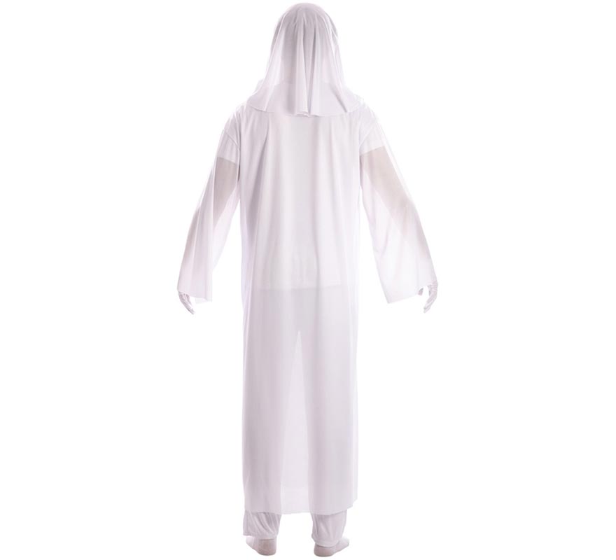 White Ghost Costume with Mask for Men-B