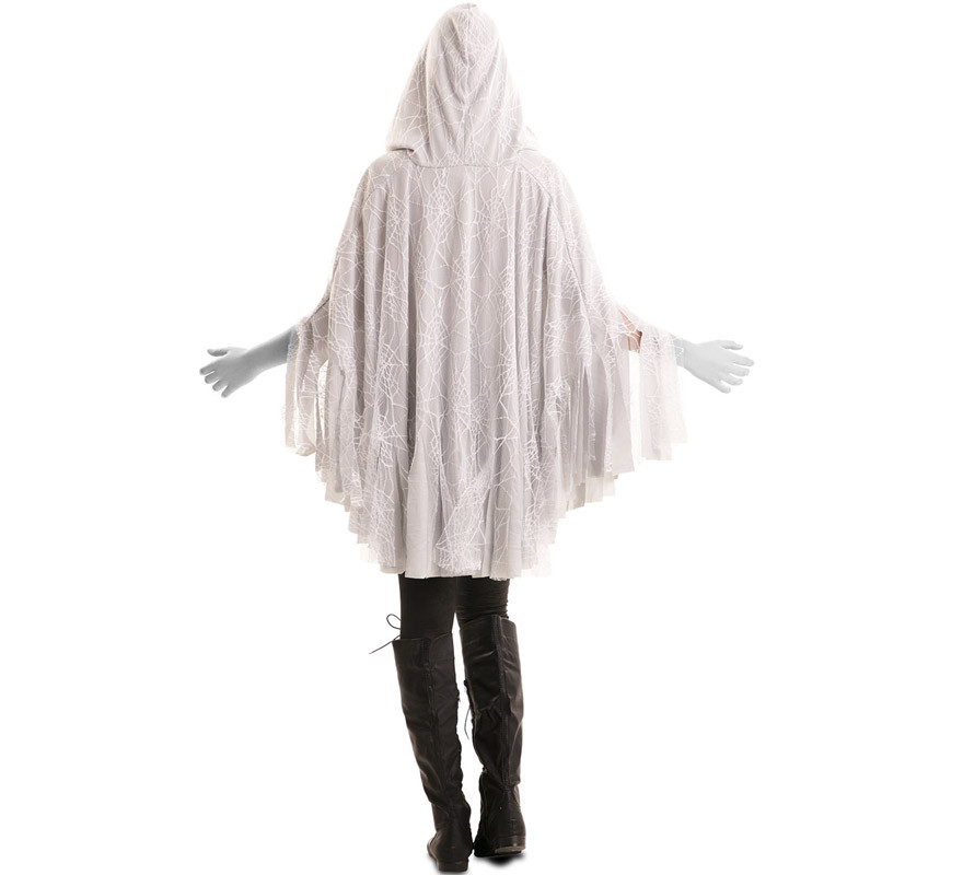 Disfraz de Fantasma con Poncho para mujer-B