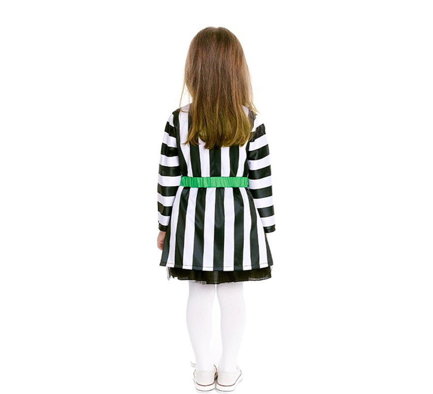 Baby and Girl Striped Ghost Costume-B