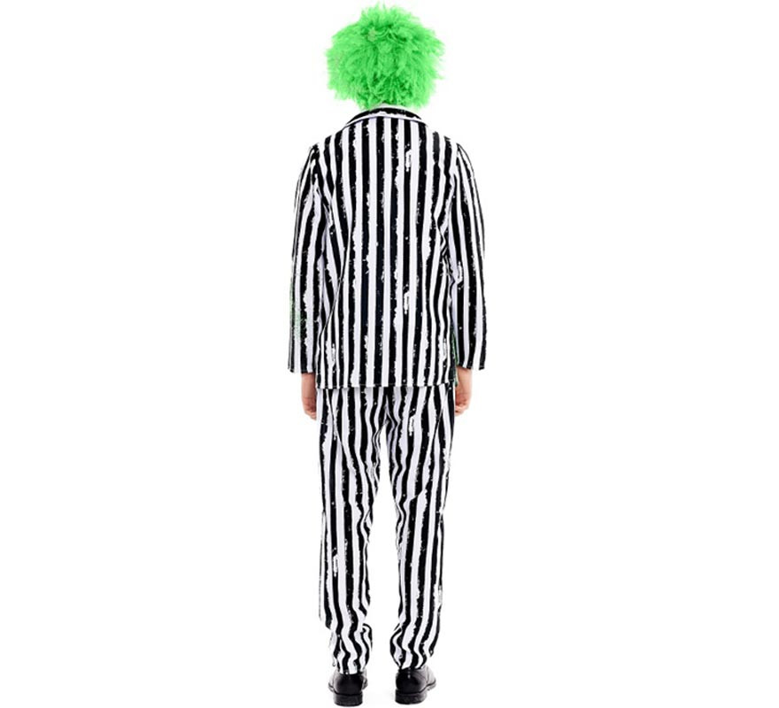 Men's Striped Suit Ghost Costume-B