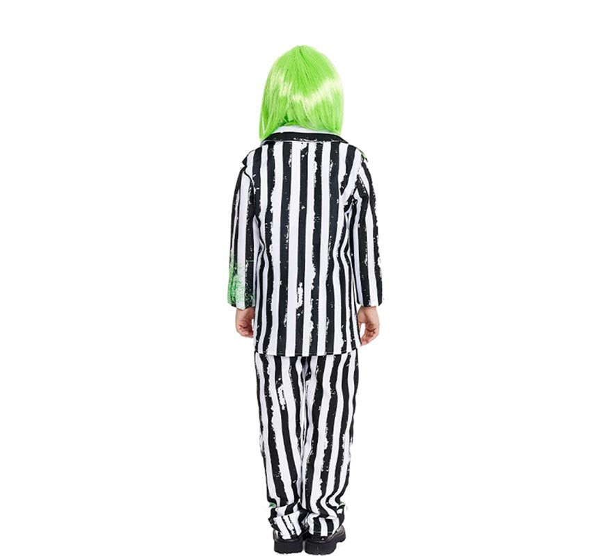 Striped Ghost Costume for Boys-B