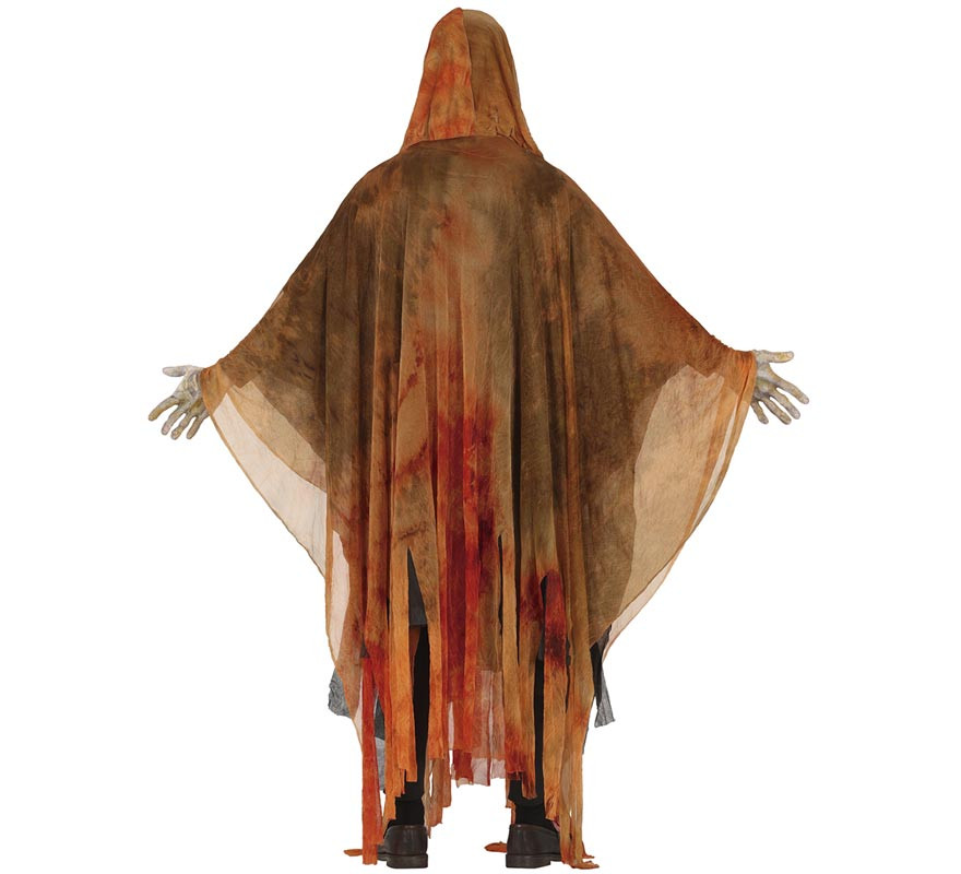 Costume da fantasma arancione per uomo-B