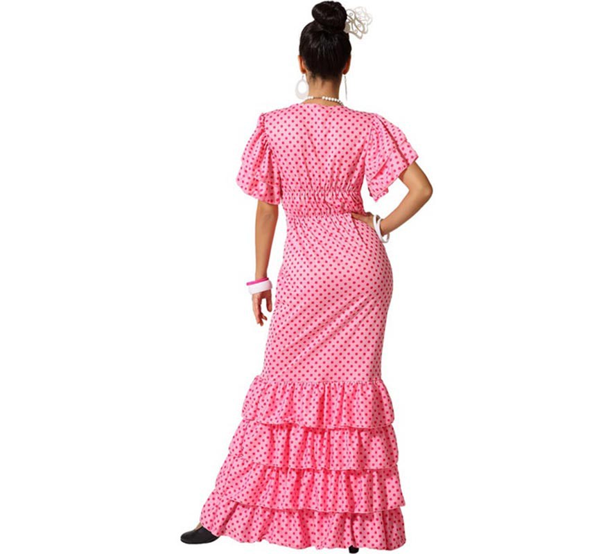 Disfraz de Flamenca Rosa para mujer-B