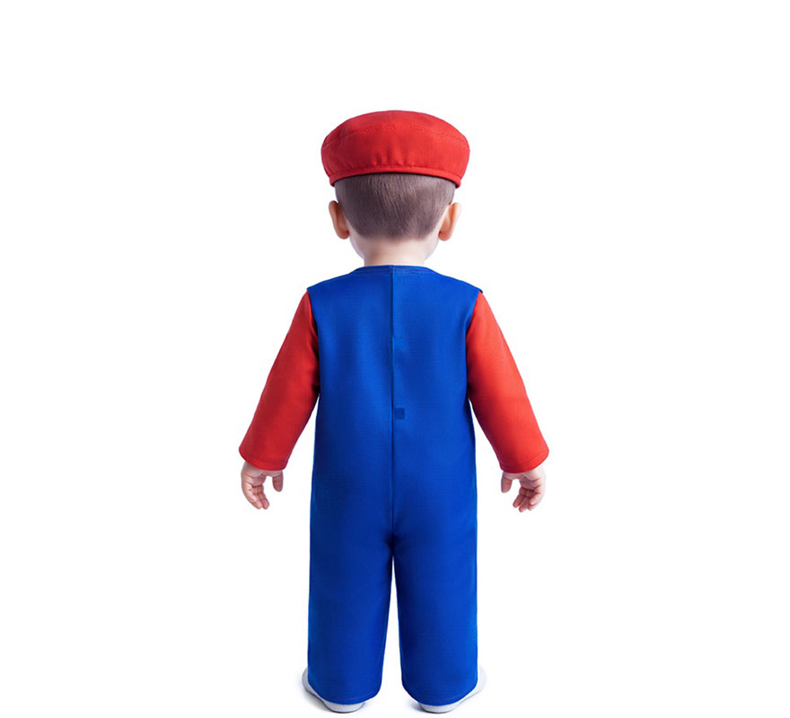 Disfraz de Fontanero rojo para bebé-B