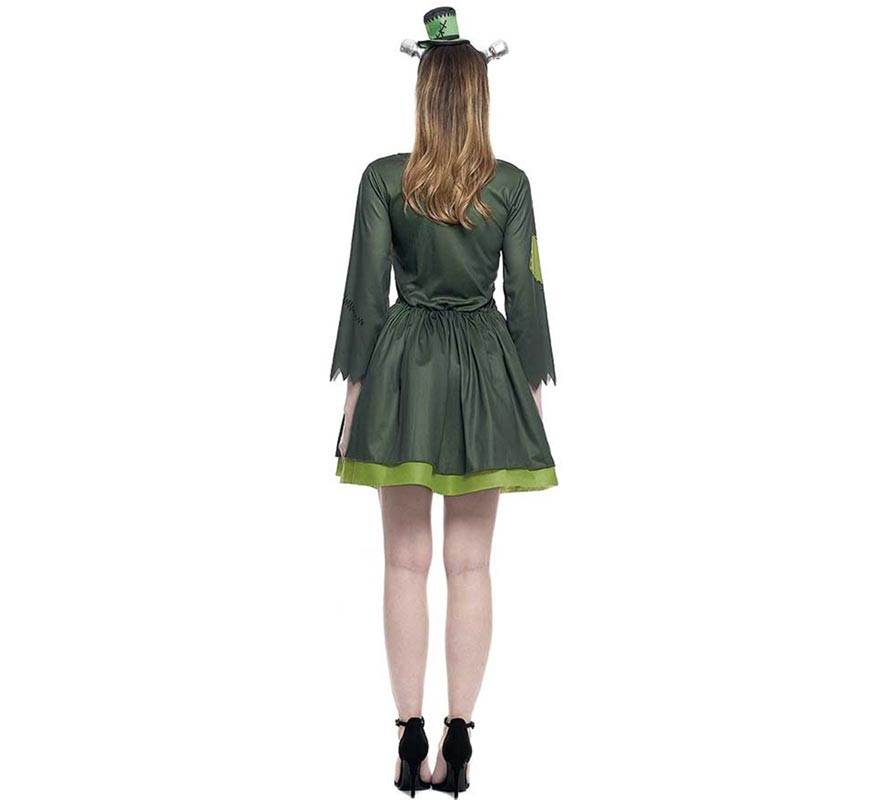 Disfraz de Franky costuras verde para mujer-B