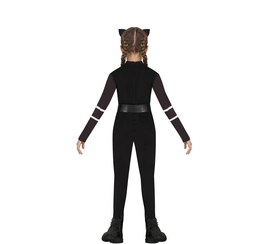 Black cat costume for girls-B