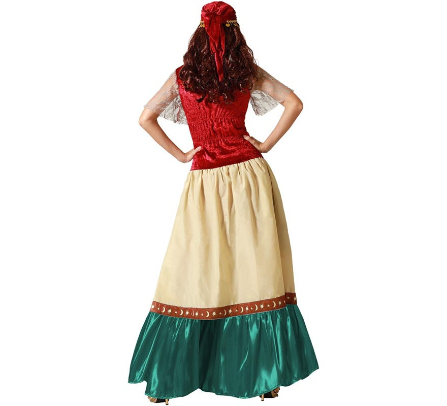 Costume da Gypsy Pythoness multicolore per donna-B