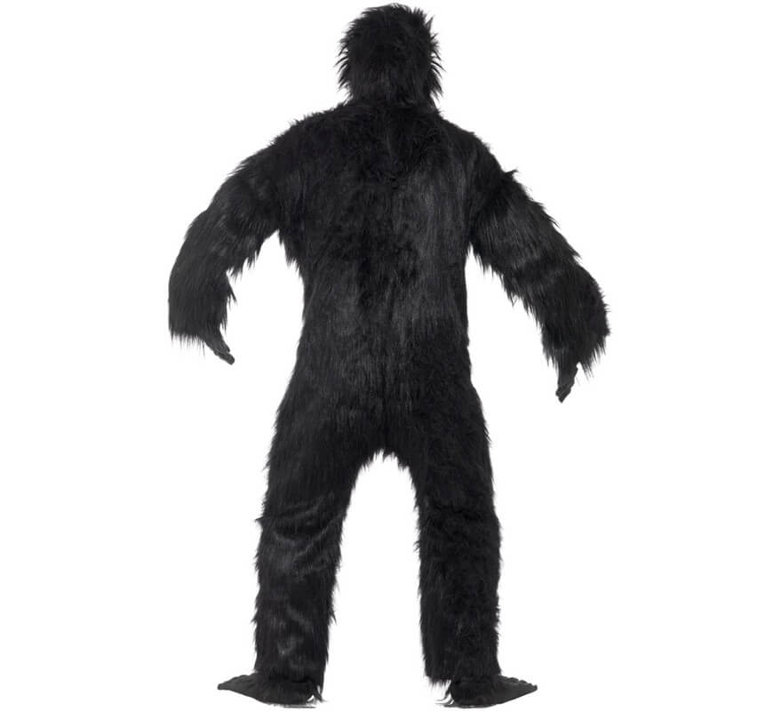 Costume deluxe nero gorilla per un uomo-B