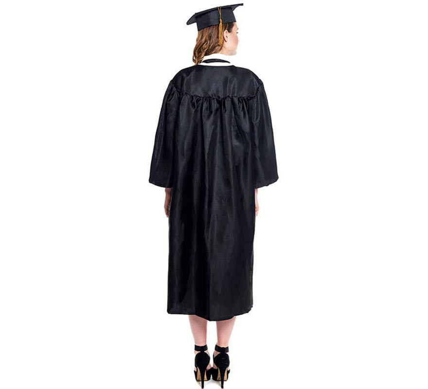 Absolventenkostüm mit roter Schärpe für Erwachsene-B