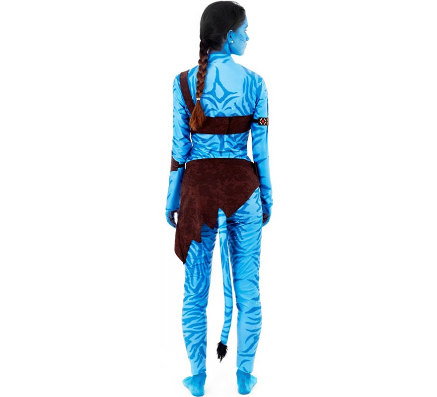 Costume de guerrier tribal bleu pour femme-B