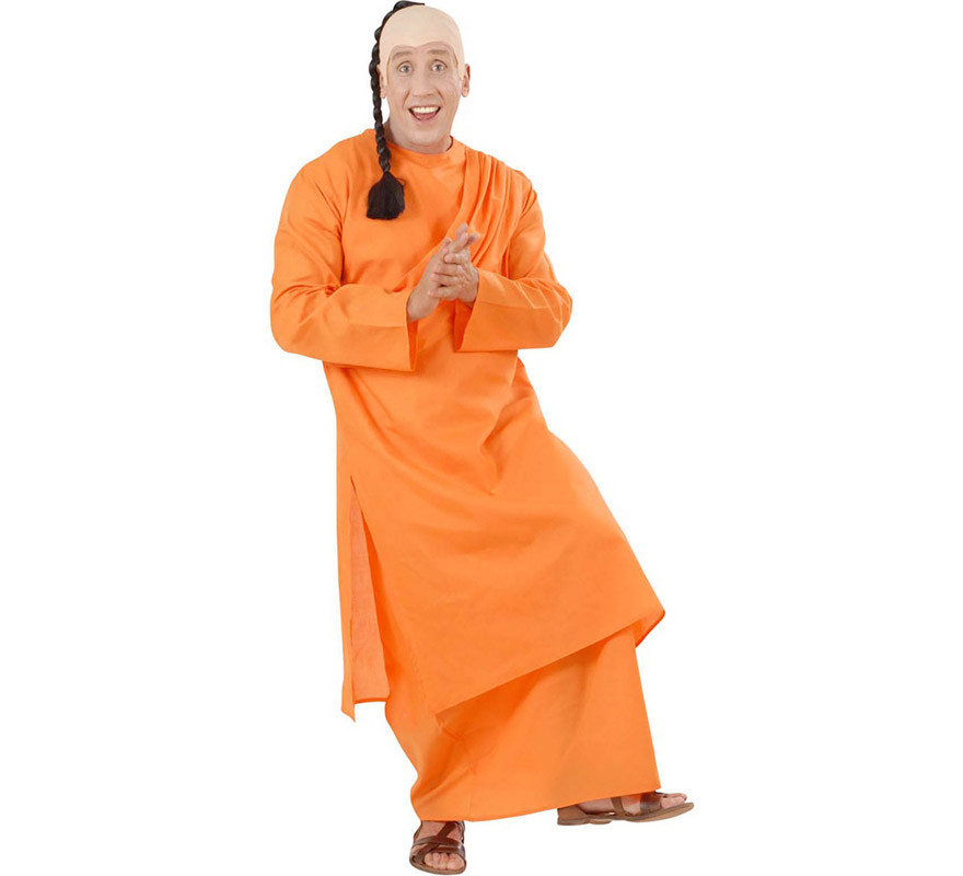 Disfraz de Gurú o Monje Espiritual Hare Krishna para hombre-B