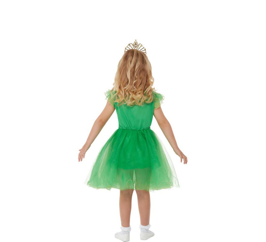 Disfraz de Hada del día de San Patricio verde para niña-B