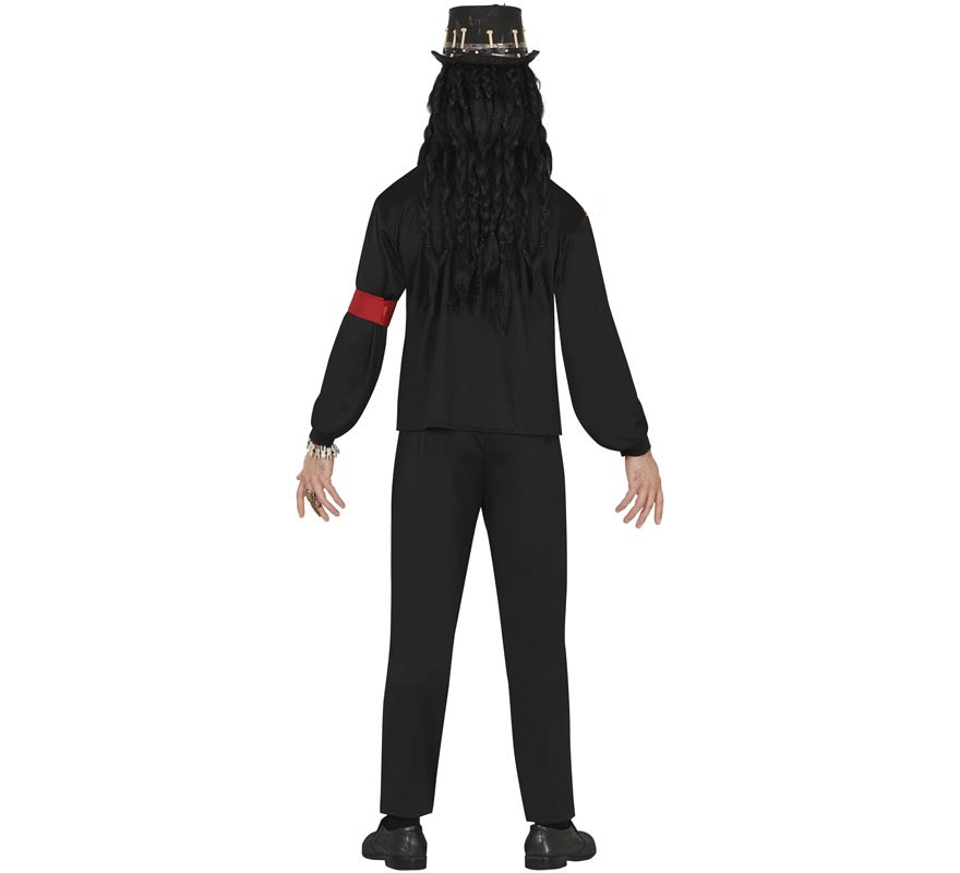 Costume da stregone teschio voodoo per uomo-B